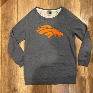 NFL Team Nike Denver Broncos Crewneck Sweater